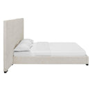 Modway Furniture Sierra Queen Fabric Platform Bed MOD-5818-BEI IMAGE 3