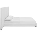 Modway Furniture Sierra Queen Fabric Platform Bed MOD-5818-WHI IMAGE 3