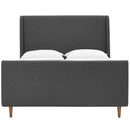 Modway Furniture Aubree Queen Fabric Platform Bed MOD-5824-GRY IMAGE 1