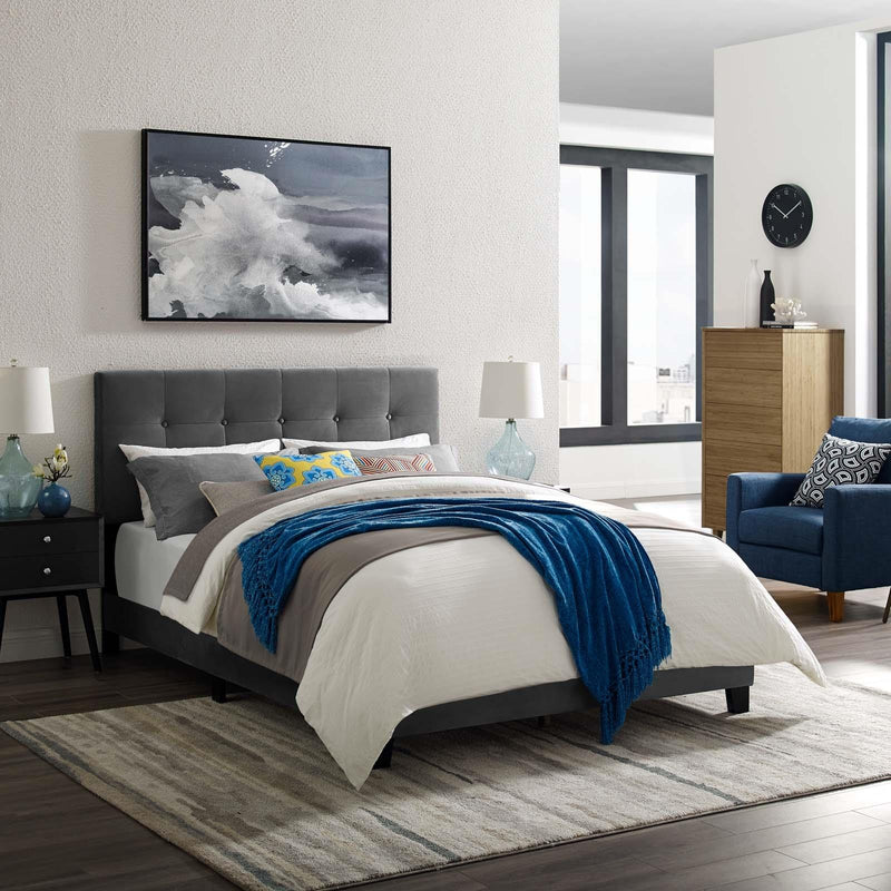 Modway Furniture Amira Full Fabric Platform Bed MOD-5859-GRY IMAGE 5