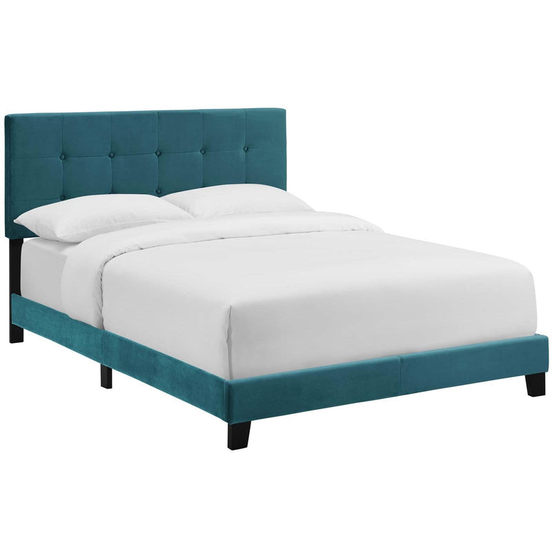 Modway Furniture Amira Full Fabric Platform Bed MOD-5859-SEA IMAGE 2