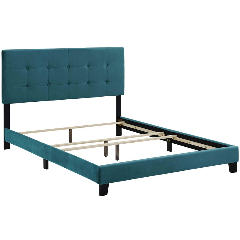 Modway Furniture Amira Full Fabric Platform Bed MOD-5859-SEA IMAGE 4