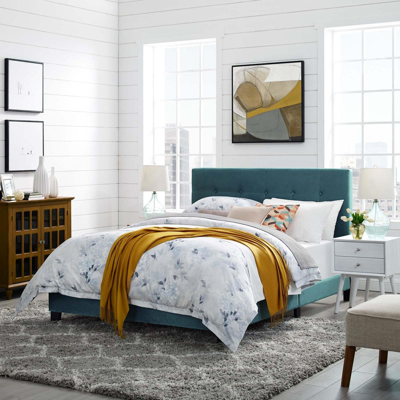 Modway Furniture Amira Full Fabric Platform Bed MOD-5859-SEA IMAGE 5