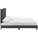 Modway Furniture Melanie Twin Upholstered Platform Bed MOD-5877-GRY IMAGE 3