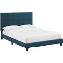 Modway Furniture Melanie Queen Upholstered Platform Bed MOD-5879-AZU IMAGE 2