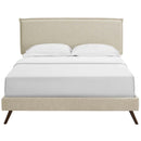Modway Furniture Amaris Queen Upholstered Platform Bed MOD-5904-BEI IMAGE 1