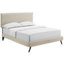 Modway Furniture Amaris Queen Upholstered Platform Bed MOD-5904-BEI IMAGE 2