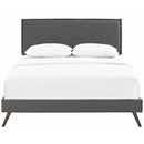 Modway Furniture Amaris Queen Upholstered Platform Bed MOD-5904-GRY IMAGE 1