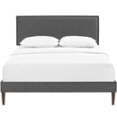 Modway Furniture Amaris Queen Upholstered Platform Bed MOD-5908-GRY IMAGE 1