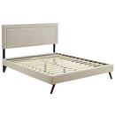 Modway Furniture Virginia Full Upholstered Platform Bed MOD-5913-BEI IMAGE 4
