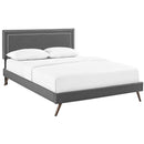 Modway Furniture Virginia Queen Upholstered Platform Bed MOD-5915-GRY IMAGE 2