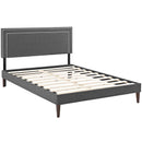 Modway Furniture Virginia Full Upholstered Platform Bed MOD-5921-GRY IMAGE 4