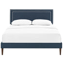 Modway Furniture Virginia King Upholstered Platform Bed MOD-5925-AZU IMAGE 1