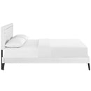 Modway Furniture Ruthie Queen Upholstered Platform Bed MOD-5930-WHI IMAGE 3