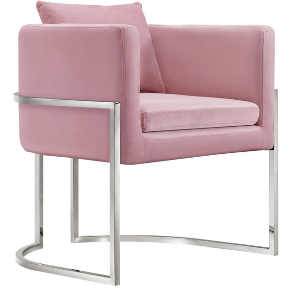 Meridian Pippa Stationary Fabric Accent Chair 524Pink IMAGE 1