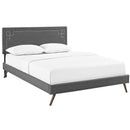 Modway Furniture Ruthie Queen Upholstered Platform Bed MOD-5931-GRY IMAGE 2