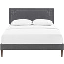 Modway Furniture Ruthie Queen Upholstered Platform Bed MOD-5939-GRY IMAGE 1