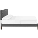 Modway Furniture Ruthie Queen Upholstered Platform Bed MOD-5939-GRY IMAGE 3