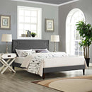 Modway Furniture Ruthie Queen Upholstered Platform Bed MOD-5939-GRY IMAGE 5