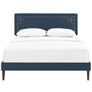 Modway Furniture Ruthie King Upholstered Platform Bed MOD-5941-AZU IMAGE 1