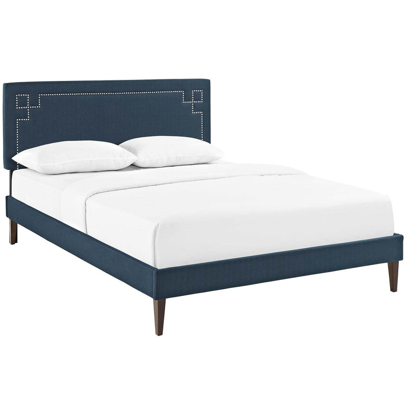 Modway Furniture Ruthie King Upholstered Platform Bed MOD-5941-AZU IMAGE 2