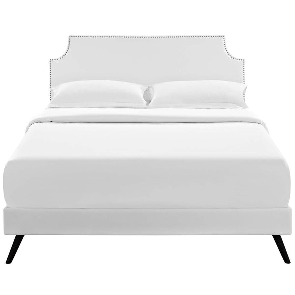 Modway Furniture Corene Full Upholstered Platform Bed MOD-5944-WHI IMAGE 1