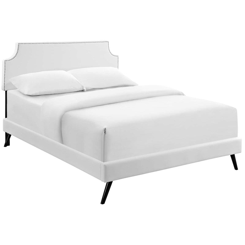 Modway Furniture Corene Queen Upholstered Platform Bed MOD-5946-WHI IMAGE 2