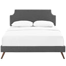 Modway Furniture Corene Queen Upholstered Platform Bed MOD-5947-GRY IMAGE 1