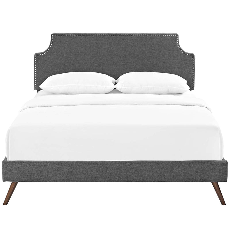 Modway Furniture Corene King Upholstered Platform Bed MOD-5949-GRY IMAGE 1