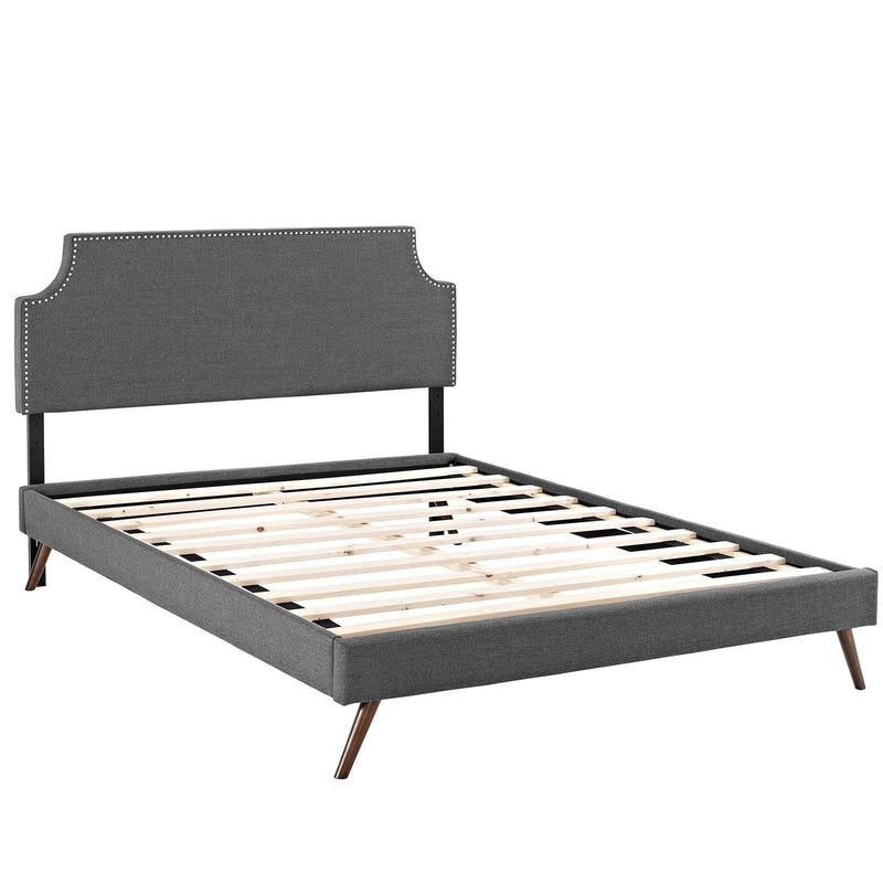 Modway Furniture Corene King Upholstered Platform Bed MOD-5949-GRY IMAGE 4