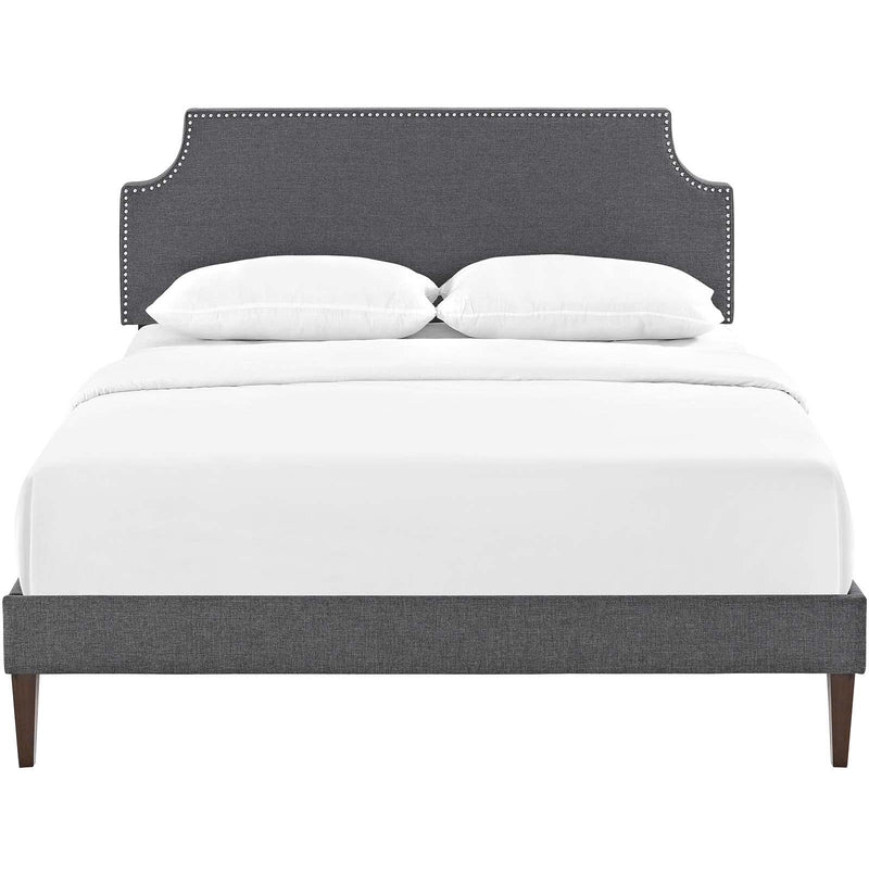Modway Furniture Corene Full Upholstered Platform Bed MOD-5953-GRY IMAGE 1