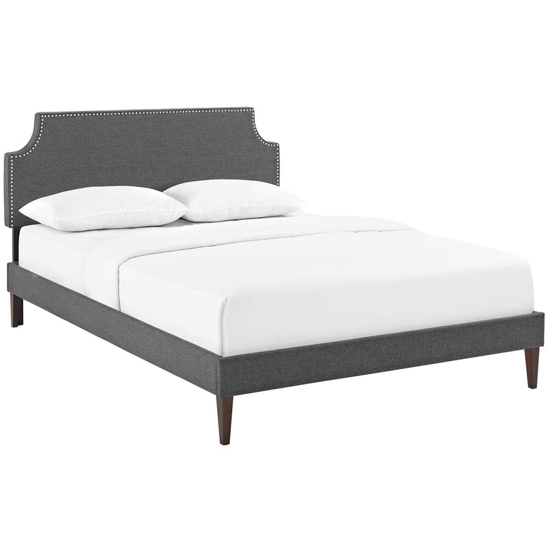 Modway Furniture Corene Full Upholstered Platform Bed MOD-5953-GRY IMAGE 2