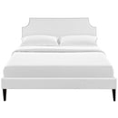 Modway Furniture Corene Queen Upholstered Platform Bed MOD-5954-WHI IMAGE 1