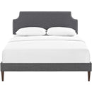 Modway Furniture Corene King Upholstered Platform Bed MOD-5957-GRY IMAGE 1
