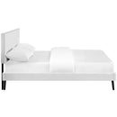 Modway Furniture Macie Queen Upholstered Platform Bed MOD-5962-WHI IMAGE 3