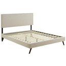 Modway Furniture Macie Queen Upholstered Platform Bed MOD-5963-BEI IMAGE 4