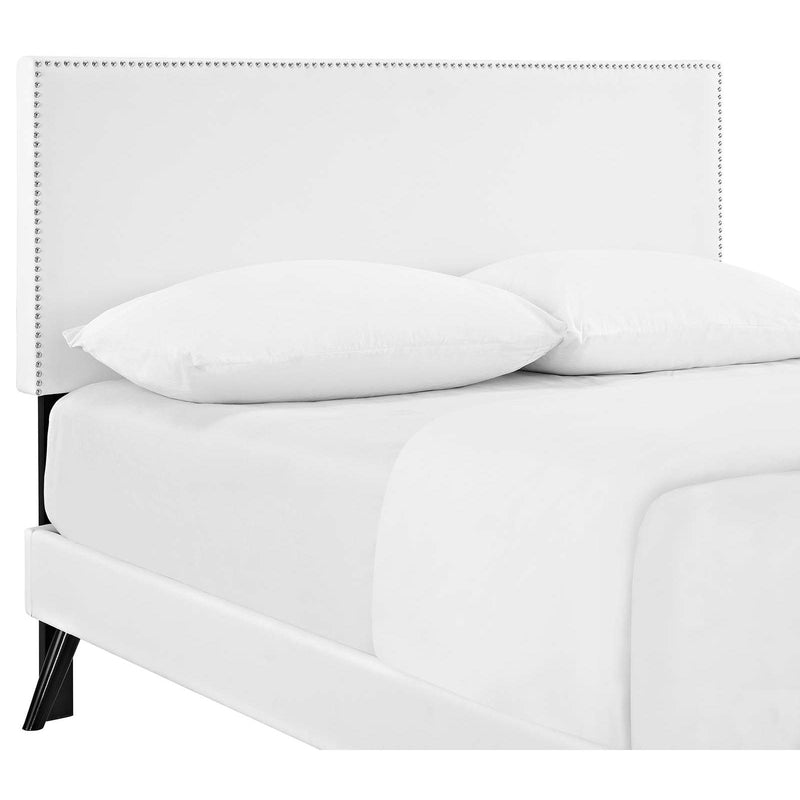 Modway Furniture Macie King Upholstered Platform Bed MOD-5964-WHI IMAGE 5