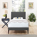 Modway Furniture Macie Twin Upholstered Platform Bed MOD-5967-GRY IMAGE 5