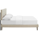 Modway Furniture Tarah Queen Upholstered Platform Bed MOD-5979-BEI IMAGE 3
