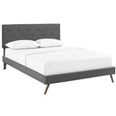 Modway Furniture Tarah Queen Upholstered Platform Bed MOD-5979-GRY IMAGE 2