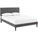 Modway Furniture Tarah Queen Upholstered Platform Bed MOD-5987-GRY IMAGE 2