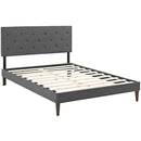 Modway Furniture Tarah King Upholstered Platform Bed MOD-5989-GRY IMAGE 4