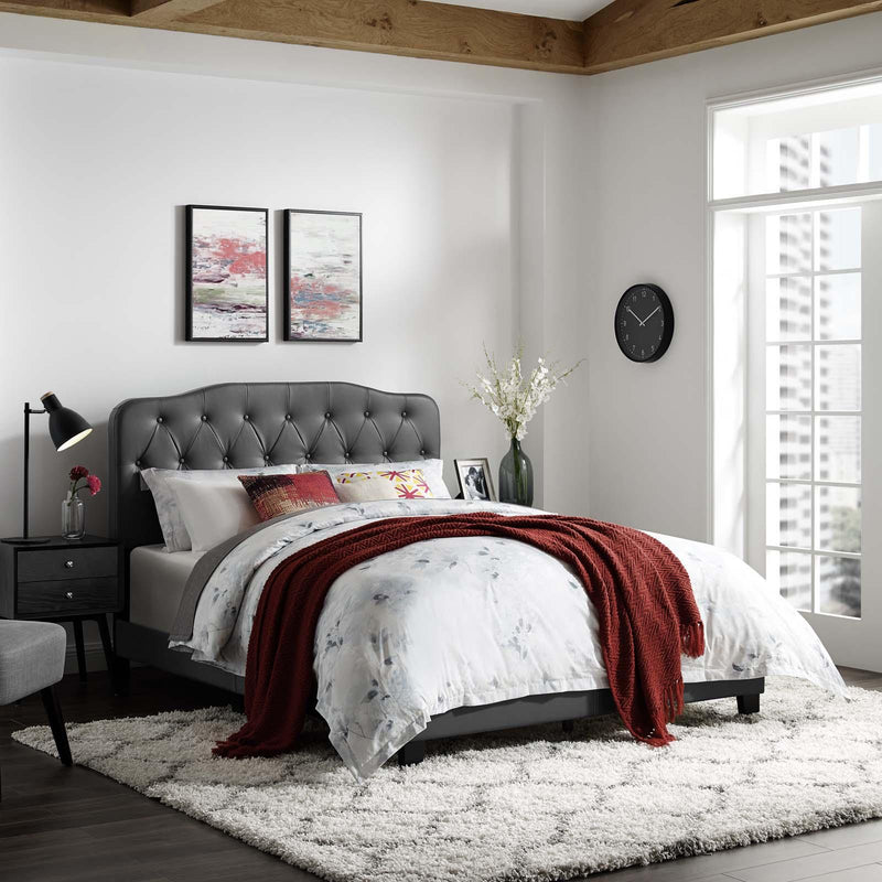 Modway Furniture Amelia Full Upholstered Platform Bed MOD-5991-GRY IMAGE 5