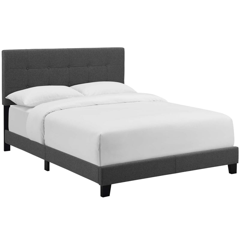 Modway Furniture Amira Twin Upholstered Platform Bed MOD-5999-GRY IMAGE 2