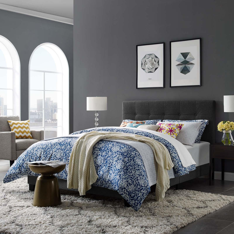 Modway Furniture Amira Twin Upholstered Platform Bed MOD-5999-GRY IMAGE 5