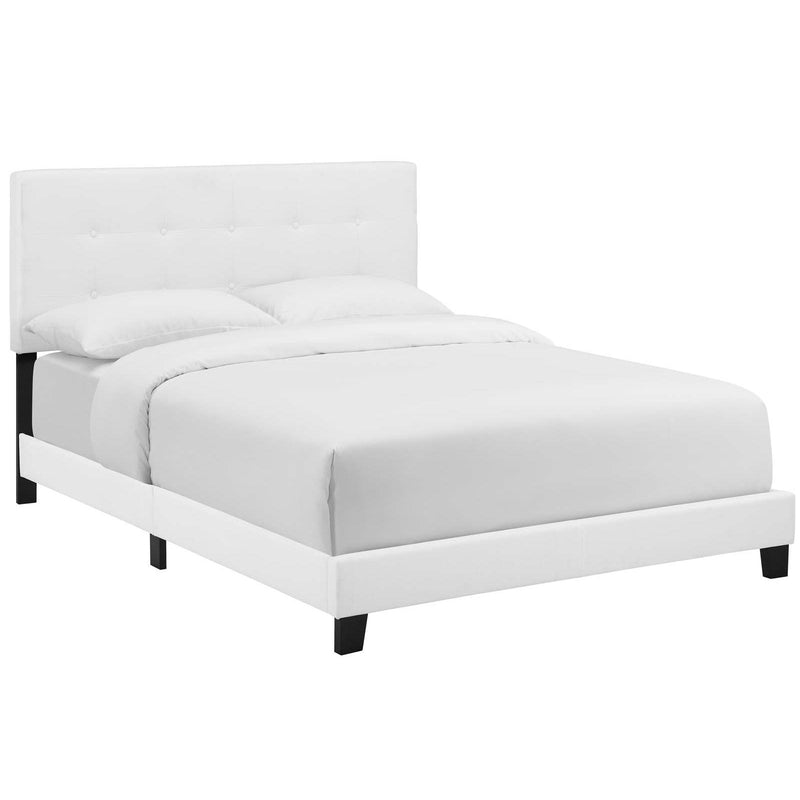 Modway Furniture Amira Full Upholstered Platform Bed MOD-6000-WHI IMAGE 2