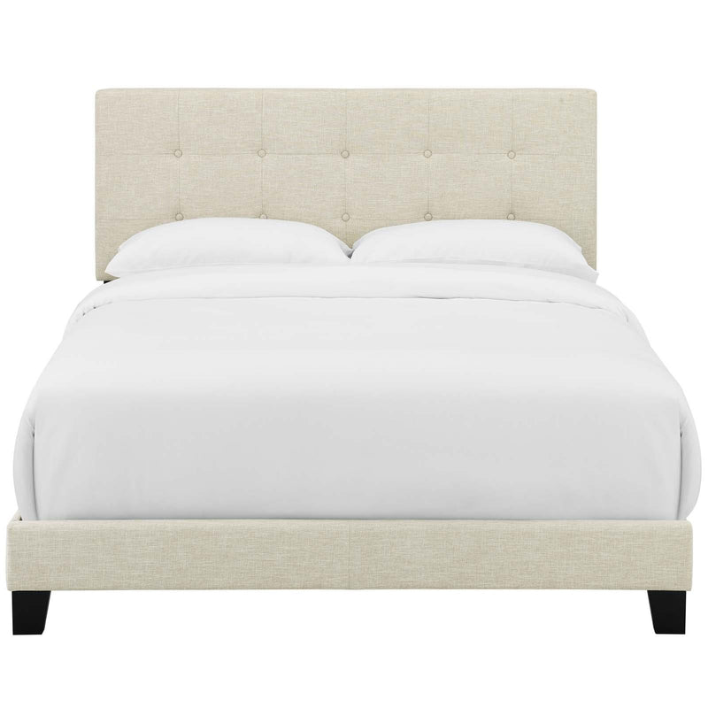 Modway Furniture Amira King Upholstered Platform Bed MOD-6002-BEI IMAGE 1