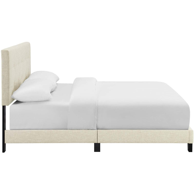 Modway Furniture Amira King Upholstered Platform Bed MOD-6002-BEI IMAGE 3