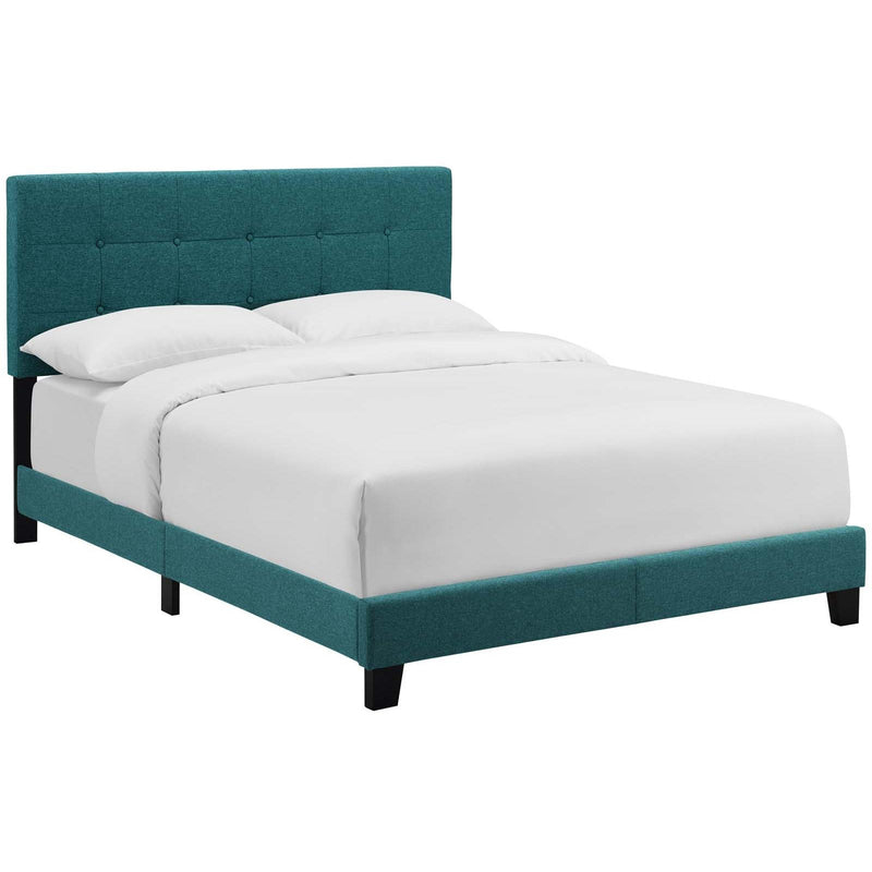 Modway Furniture Amira King Upholstered Platform Bed MOD-6002-TEA IMAGE 2