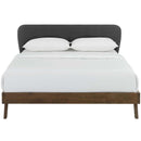 Modway Furniture Gianna Queen Upholstered Platform Bed MOD-6004-GRY IMAGE 1